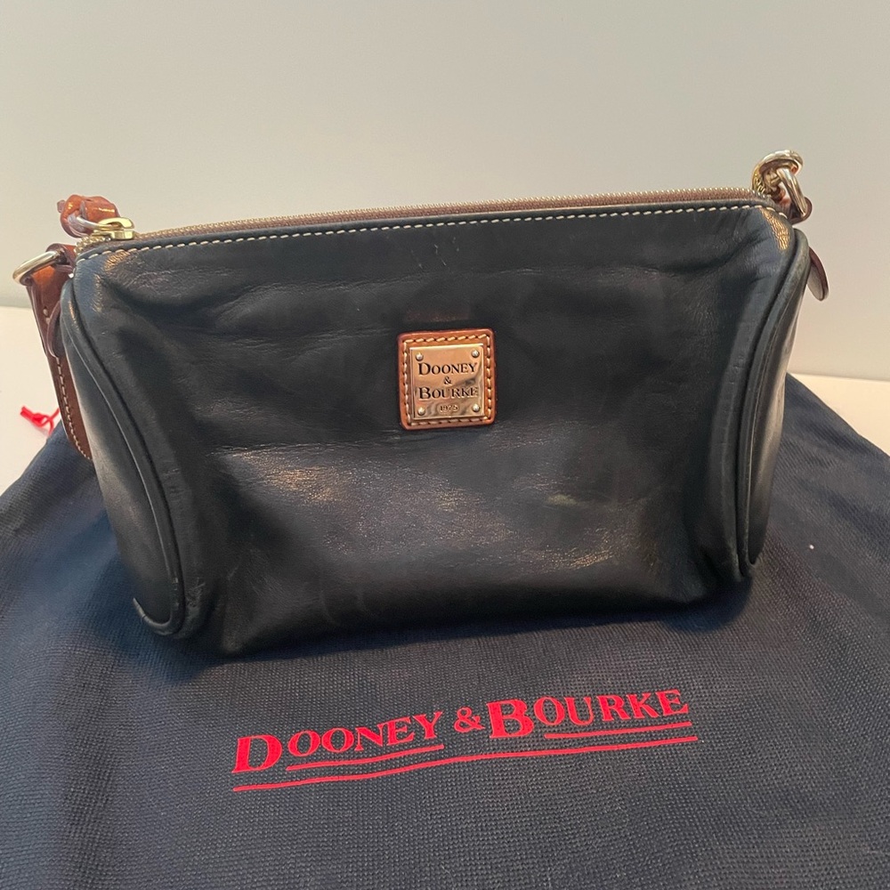 Dooney & Bourke Black Leather Shoulder Bag